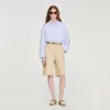Cotton Bermudas with flower details Cotton Bermudas with flower details