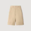 Cotton Bermudas with flower details Cotton Bermudas with flower details
