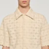Cotton broderie anglaise shirt