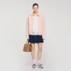 Cotton T-shirt with lace detail Cotton T-shirt with lace detail