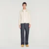 Cotton zip-up jacket