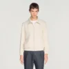 Cotton zip-up jacket