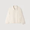 Cotton zip-up jacket