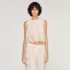 Crepon crop top Crepon crop top
