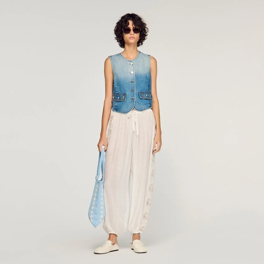 Crinkled balloon pants Crinkled balloon pants