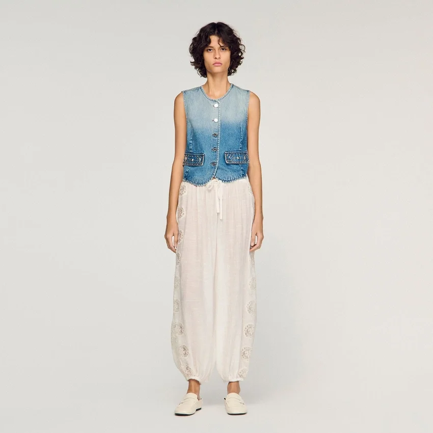 Crinkled balloon pants Crinkled balloon pants