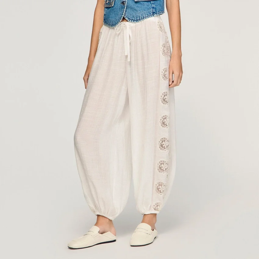Crinkled balloon pants Crinkled balloon pants