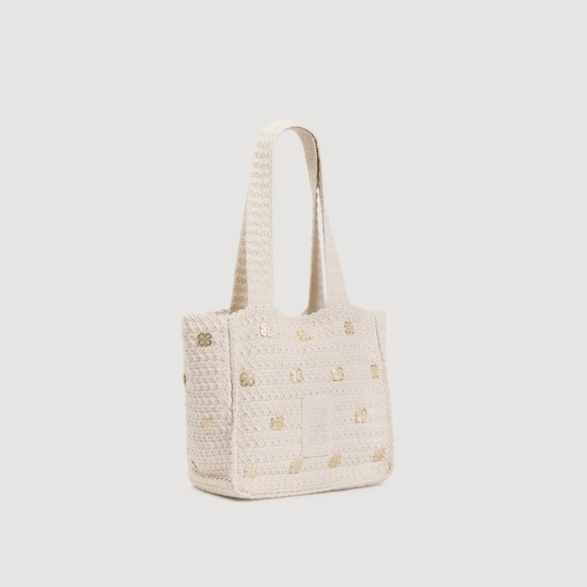 Crochet bag with charms Crochet bag with charms