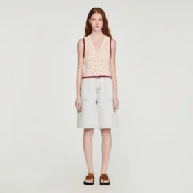 Crochet-style top