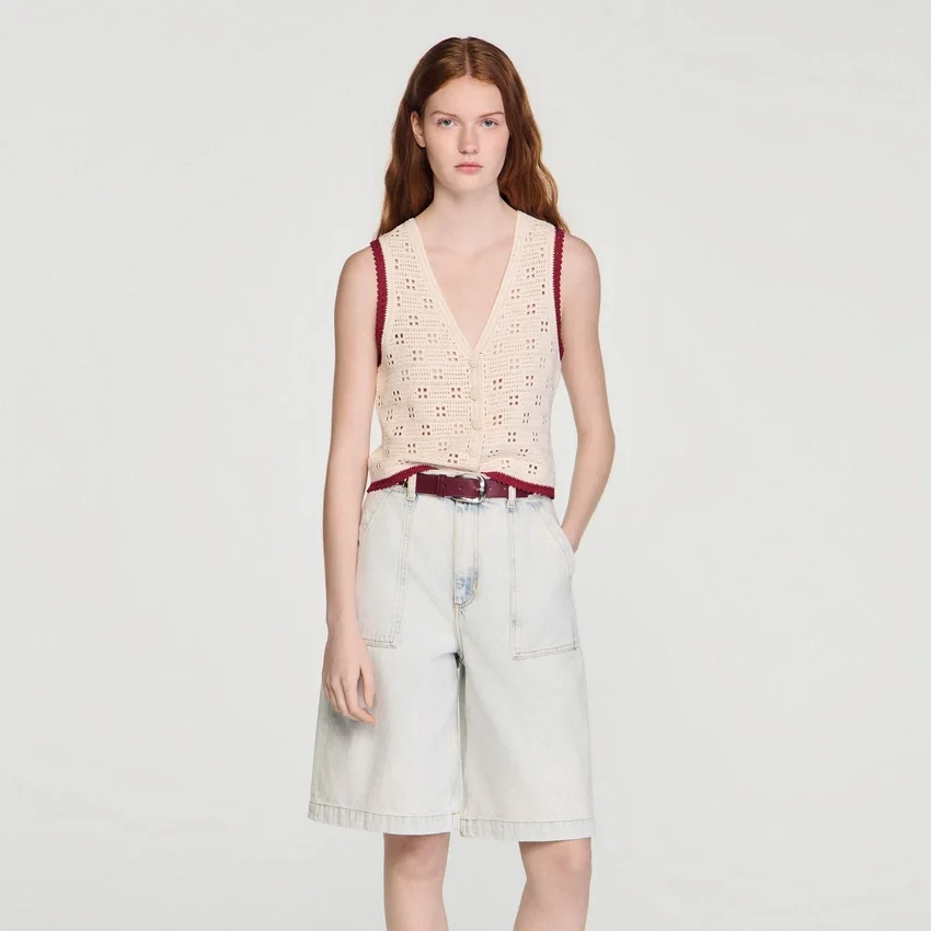 Crochet-style top Crochet-style top