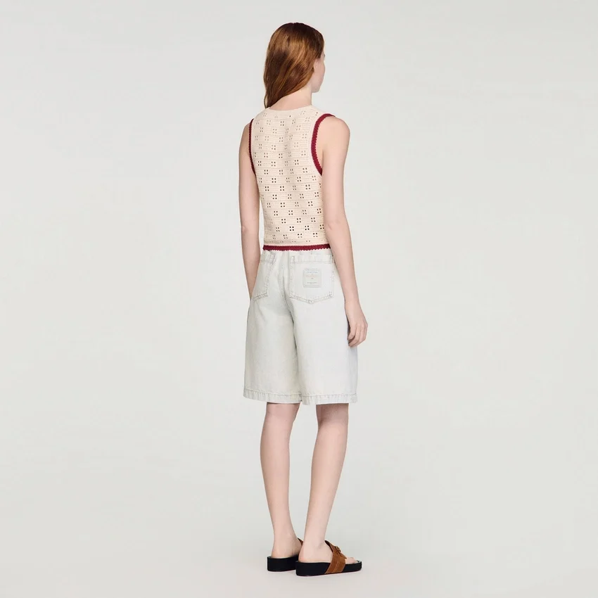 Crochet-style top Crochet-style top