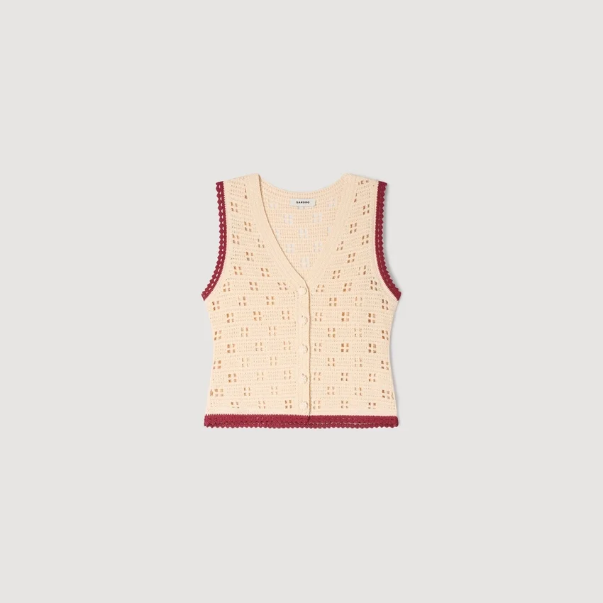 Crochet-style top Crochet-style top