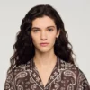 Cropped bandana print shirt Cropped bandana print shirt