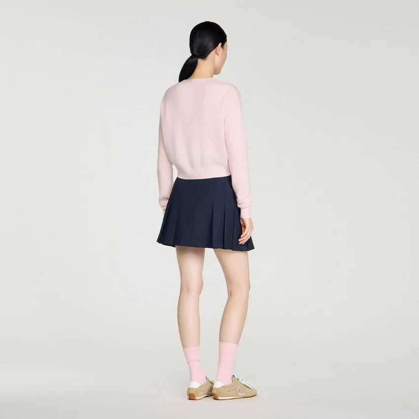 Cropped cashmere wool cardigan Cropped cashmere wool cardigan