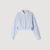 Cropped checked shirt Cropped checked shirt