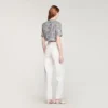 Cropped houndstooth tweed top Cropped houndstooth tweed top