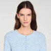 Cropped pearled cardigan Cropped pearled cardigan