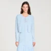Cropped pearled cardigan Cropped pearled cardigan
