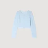Cropped pearled cardigan Cropped pearled cardigan