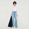 Cropped poplin shirt Cropped poplin shirt