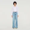 Cropped poplin shirt Cropped poplin shirt