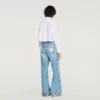 Cropped poplin shirt Cropped poplin shirt