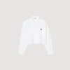 Cropped poplin shirt Cropped poplin shirt