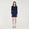 Cropped rib knit cardigan Cropped rib knit cardigan