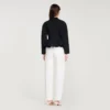 Cropped ruffled peplum jacket Cropped ruffled peplum jacket