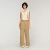 Cropped shirt with lace details Cropped shirt with lace details
