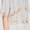 Cropped striped cotton shirt Cropped striped cotton shirt