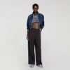 Cropped striped cotton T-shirt Cropped striped cotton T-shirt