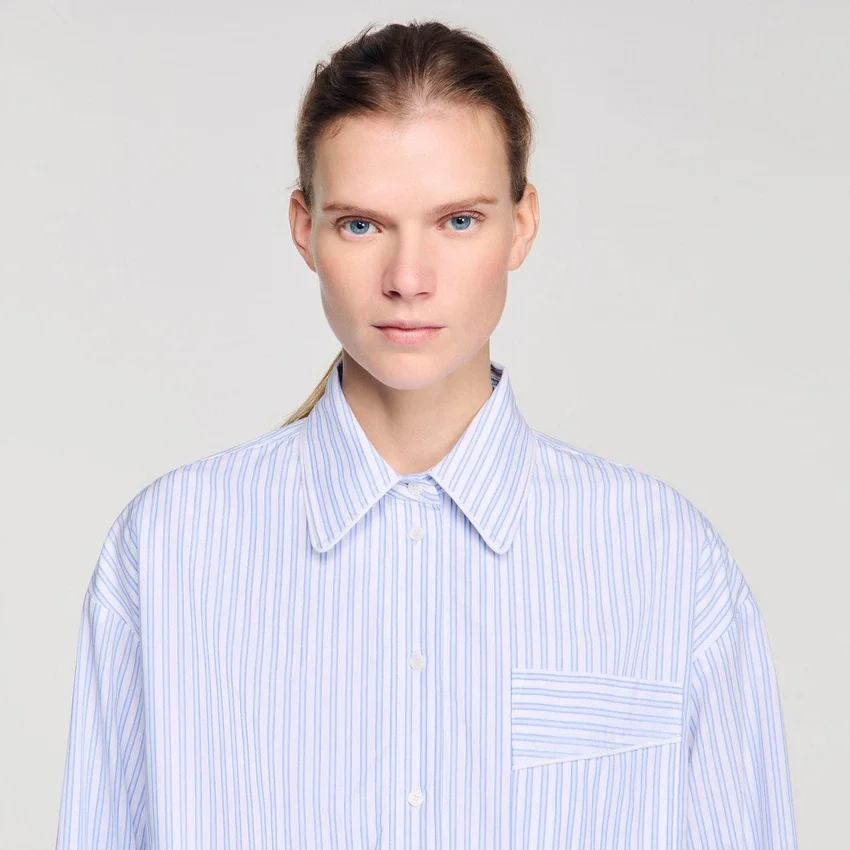 Cropped striped shirt Cropped striped shirt
