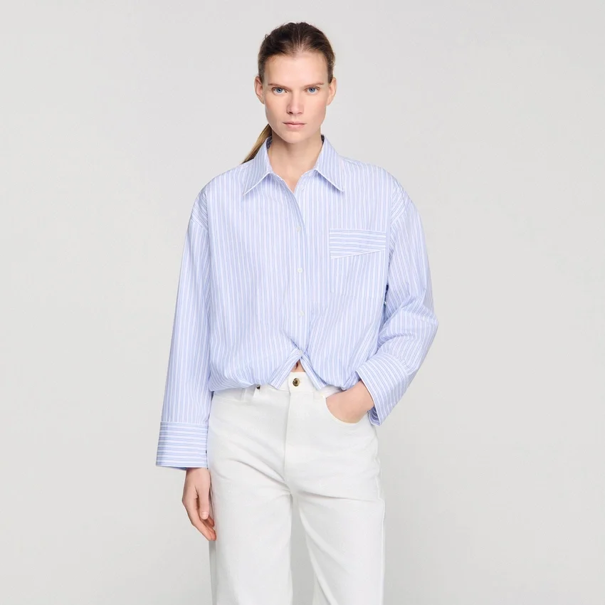 Cropped striped shirt Cropped striped shirt