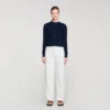 Cropped textured knit cardigan Cropped textured knit cardigan