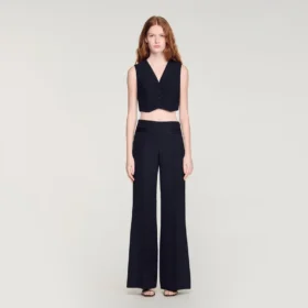 Cropped vest
