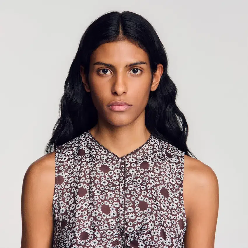 Daisy print midi dress Daisy print midi dress