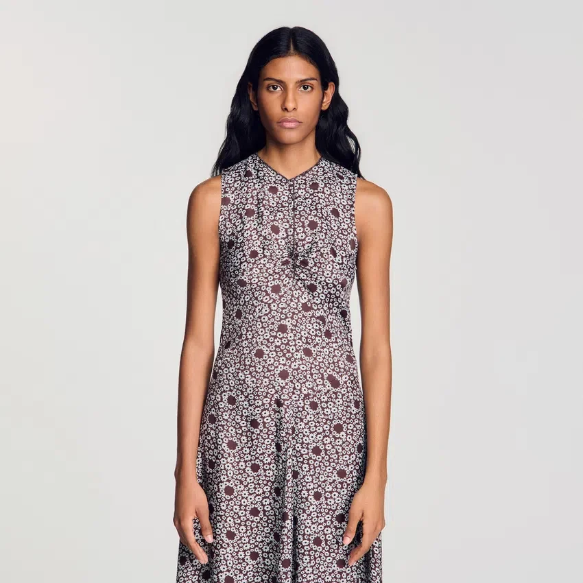 Daisy print midi dress Daisy print midi dress