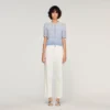 Decorative knit cardigan