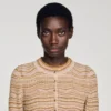 Decorative knit cardigan