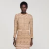 Decorative knit cardigan