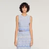 Decorative knit crop top Decorative knit crop top