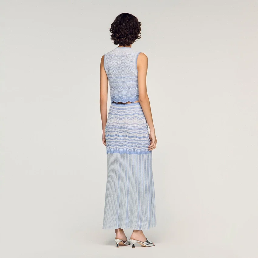 Decorative knit crop top Decorative knit crop top