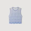 Decorative knit crop top Decorative knit crop top