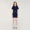 Decorative knit polo-neck sweater Decorative knit polo-neck sweater