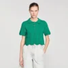 Decorative knit polo-neck sweater Decorative knit polo-neck sweater