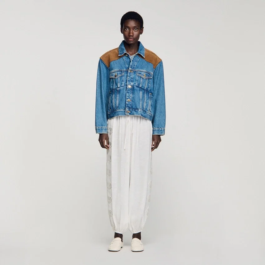Denim and suede jacket Denim and suede jacket