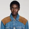 Denim and suede jacket Denim and suede jacket