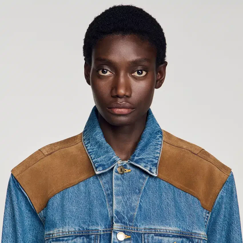 Denim and suede jacket Denim and suede jacket