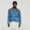 Denim and suede jacket Denim and suede jacket